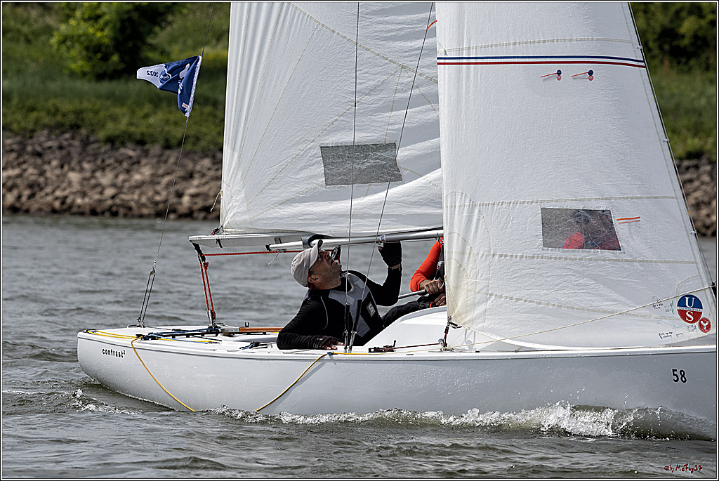 100 Jahre Rheinwoche 2022 - 2. Wettfahrt  Hitdorf - Duesseldorf, 03.06.2022,